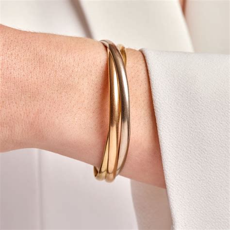 cartier trinity bracelet review|cartier bracelet trinity size guide.